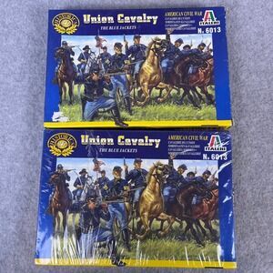 Italeri 1/72 Union Cavalry ACW The Blue Jackets 6013 Lot of 2 Sealed & Open Box